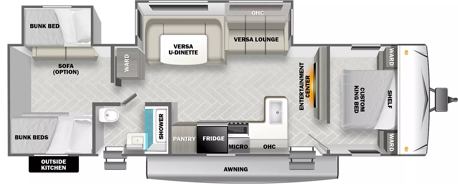 Salem Southwest T32BHDS Floorplan